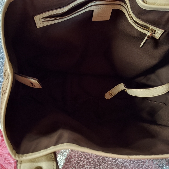 💕🎊SALE♥️GUCCI ❤️ 💗💕🩷🎇👯‍♂️😊Gucci Beige and Brown Women's  Hobo Bag - Picture 8 of 16